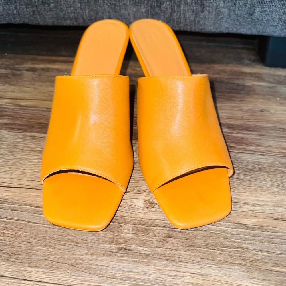 GAP Mustard Yellow Mules